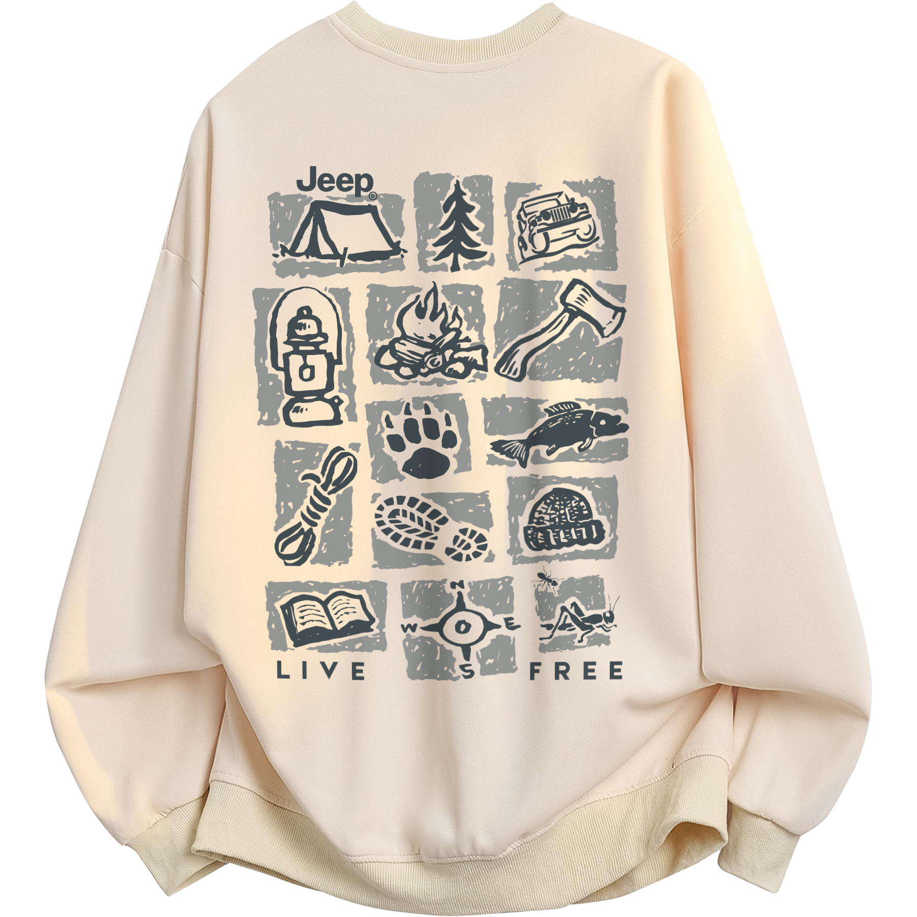 

Свитшот для верховой езды Casual Collection Unisex Jeep, оранжевый (fleece-lined)