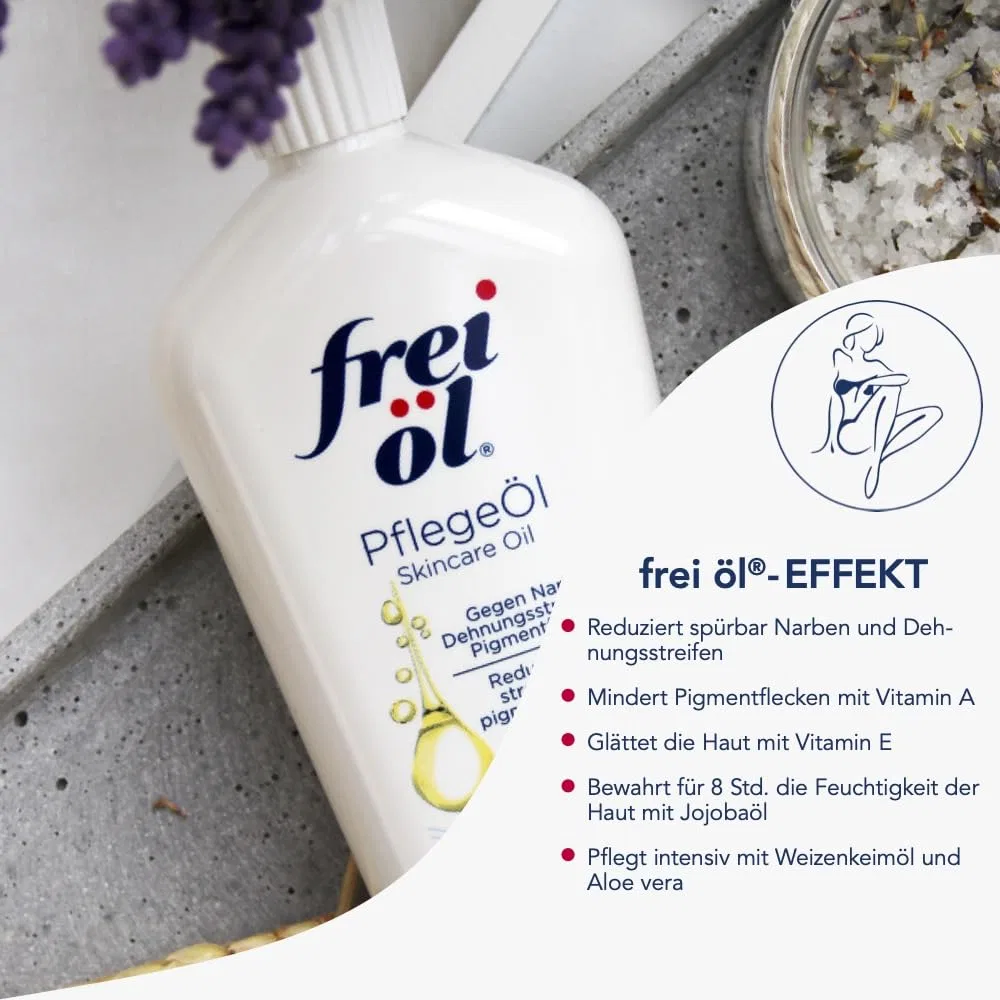 Масло для ухода за кожей frei öl против шрамов, растяжек и пигментных пятен Frei Öl — фото 3