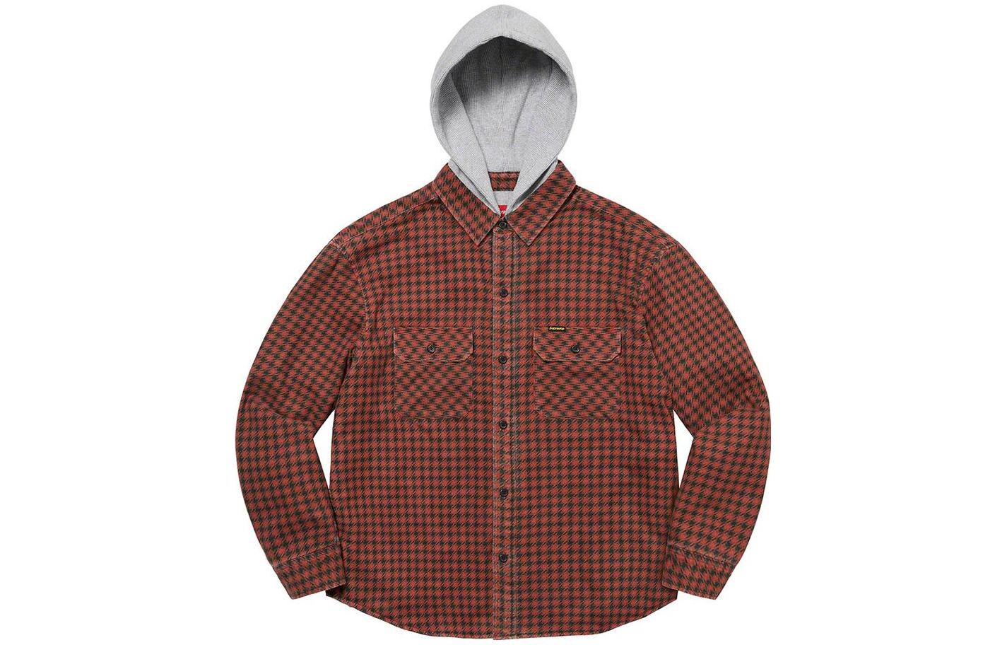 

Рубашка унисекс Supreme, оранжевый/красный