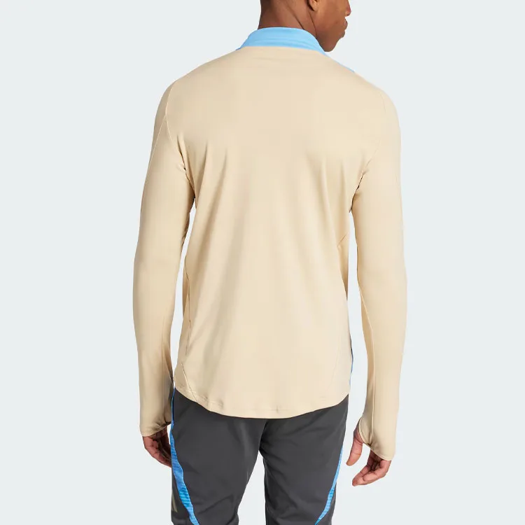 Adidas Толстовка Argentina Tiro 24 Competition Top мужская, цвет Mist Light Brown — фото 4