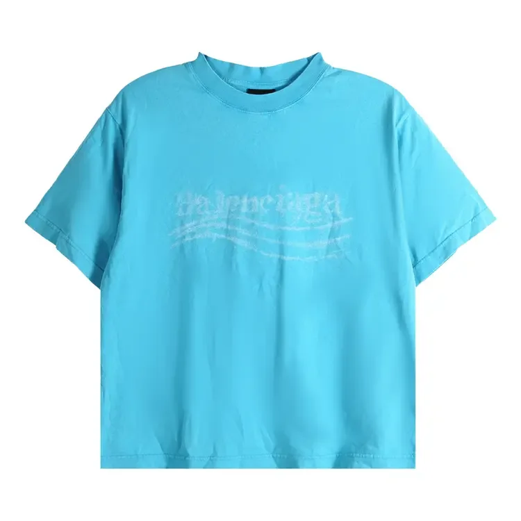 Футболка Balenciaga Medium Fit 'Azure'