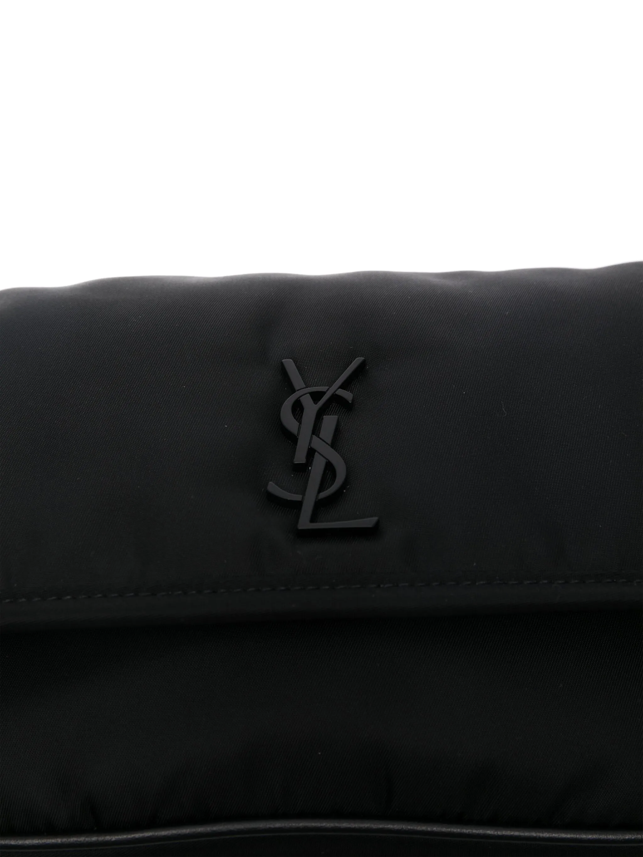 Маленькая сумка-мессенджер Niki с логотипом Saint Laurent, черный — фото 4