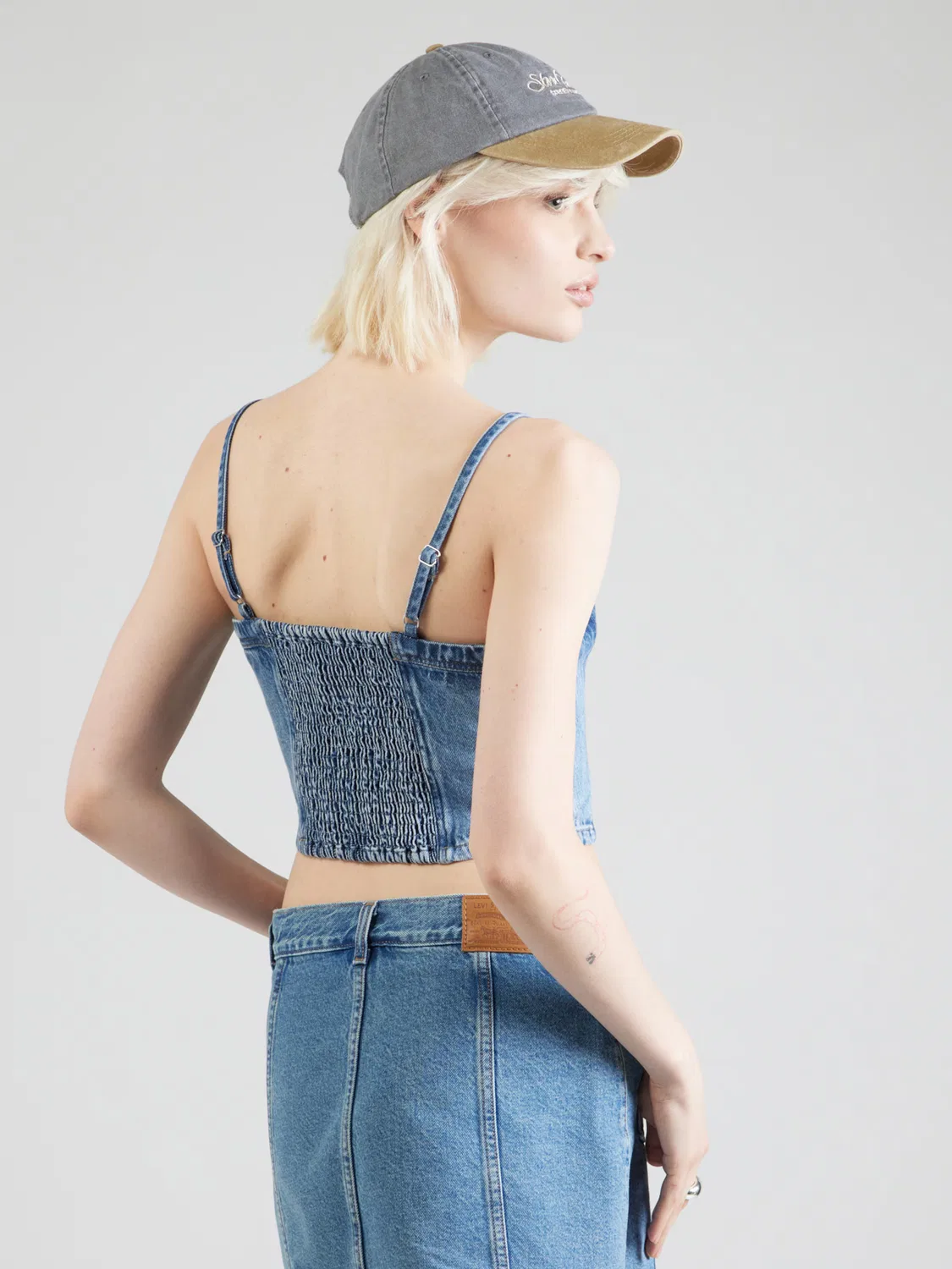 Топ 'Майка на бретельках Jadine Denim' Levi'S , Blue Denim — фото 3