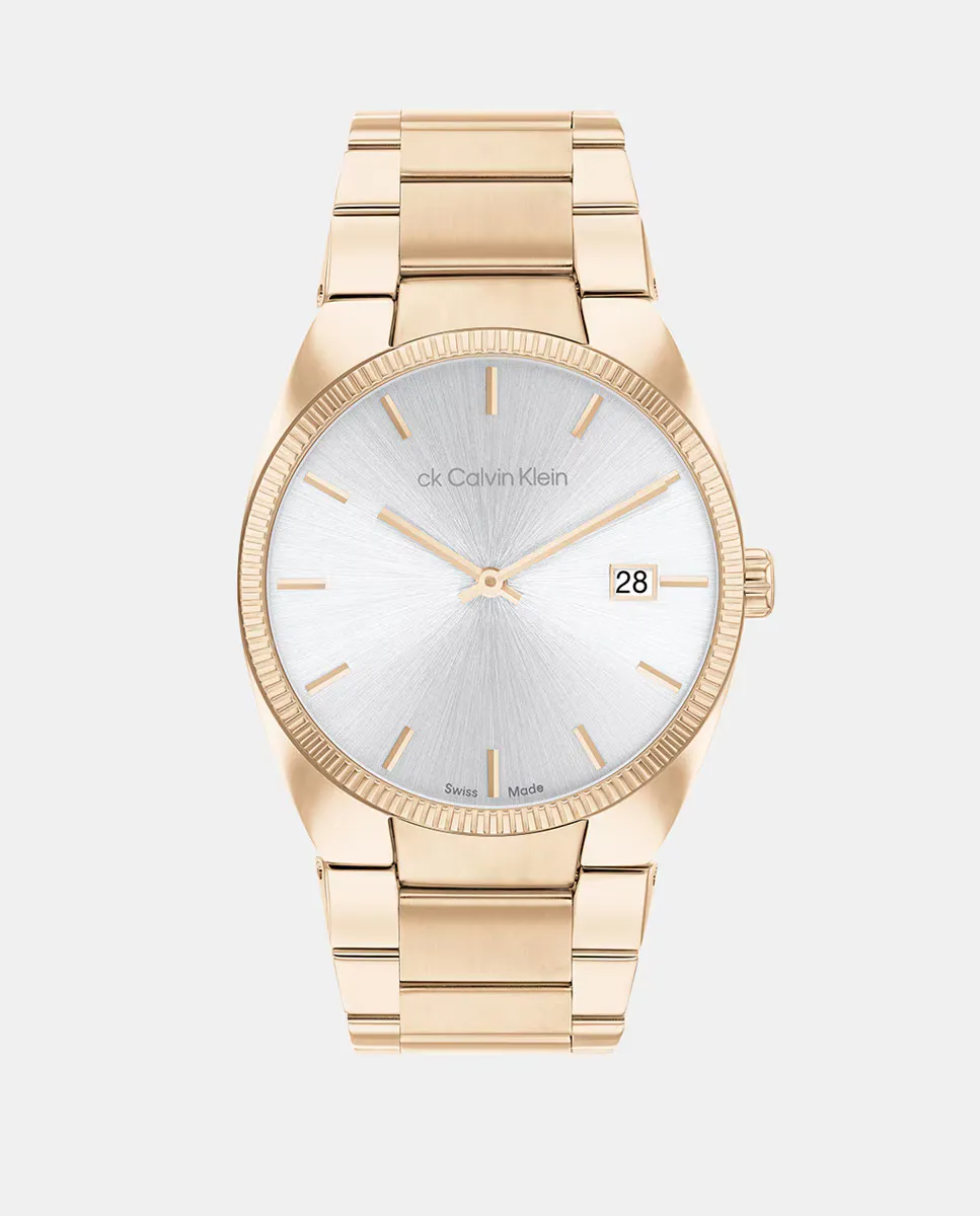 

CK Swiss 25000068 женские часы из розовой стали Calvin Klein, розовый