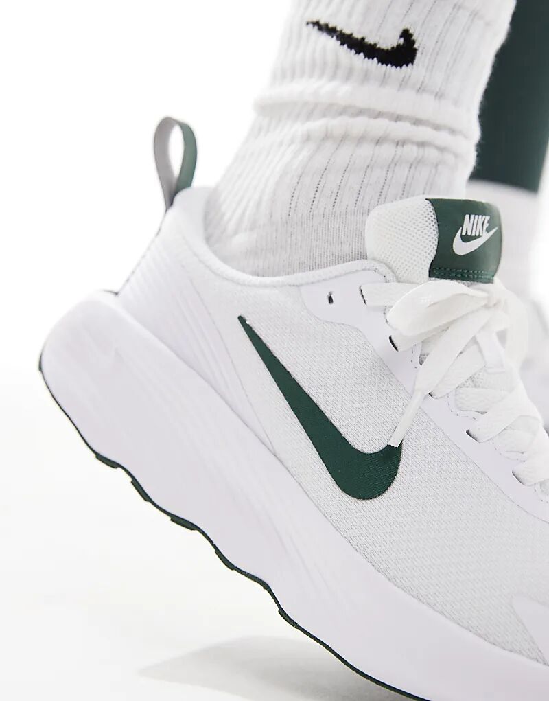 Кроссовки Nike Training Promina белого и зеленого цветов — фото 4