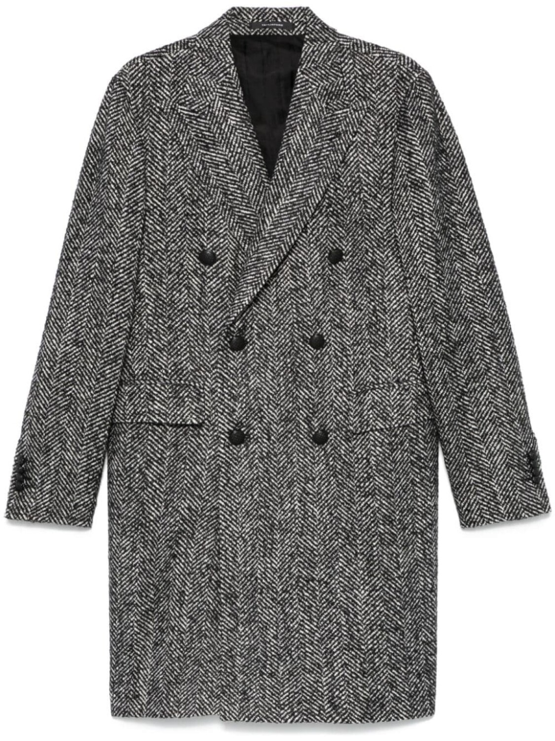 

Tagliatore пальто с узором в елочку, черный