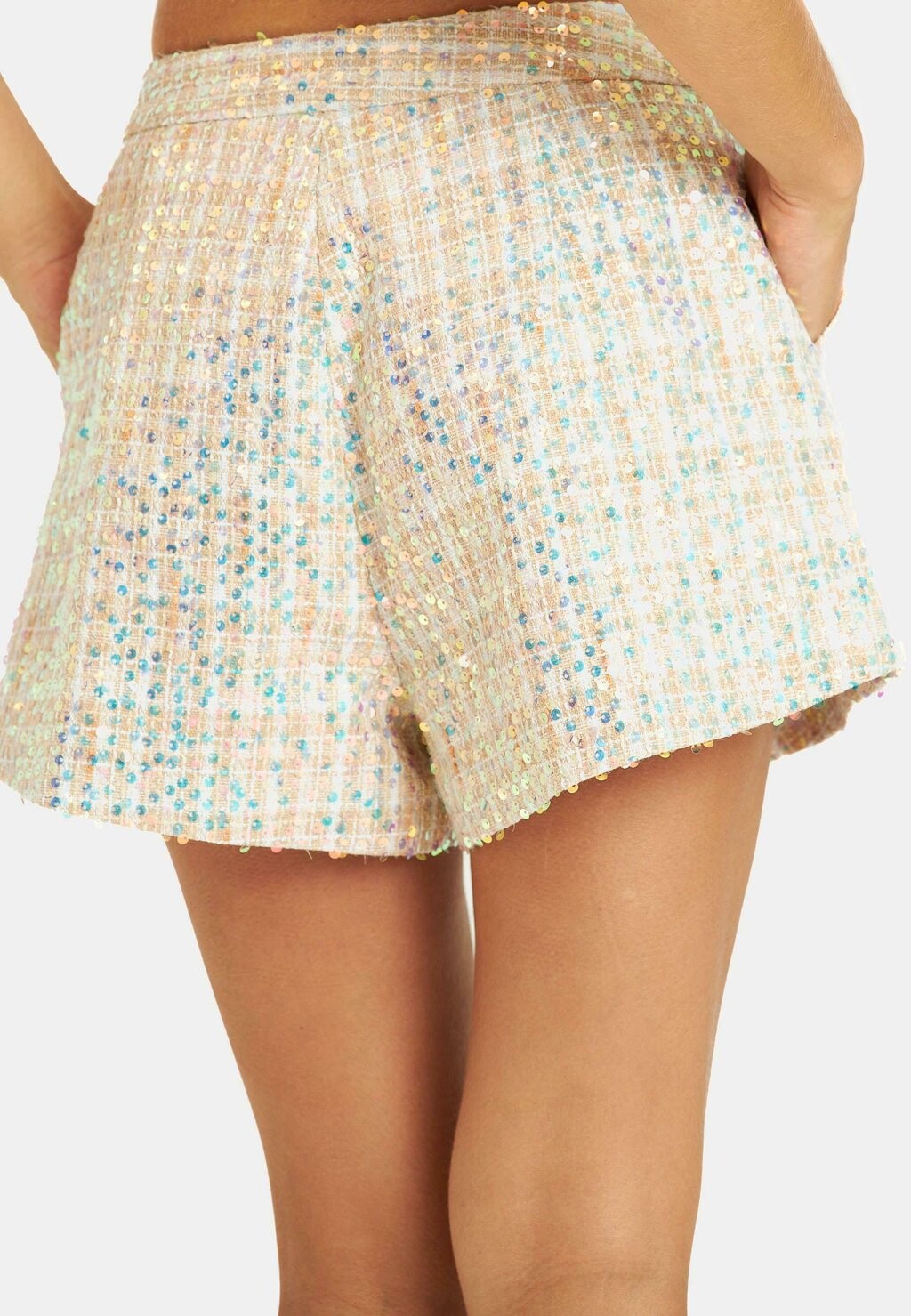 

Шорты LENTEJUELAS BOTÓN JOYA Alma en Pena, светло-коричневый