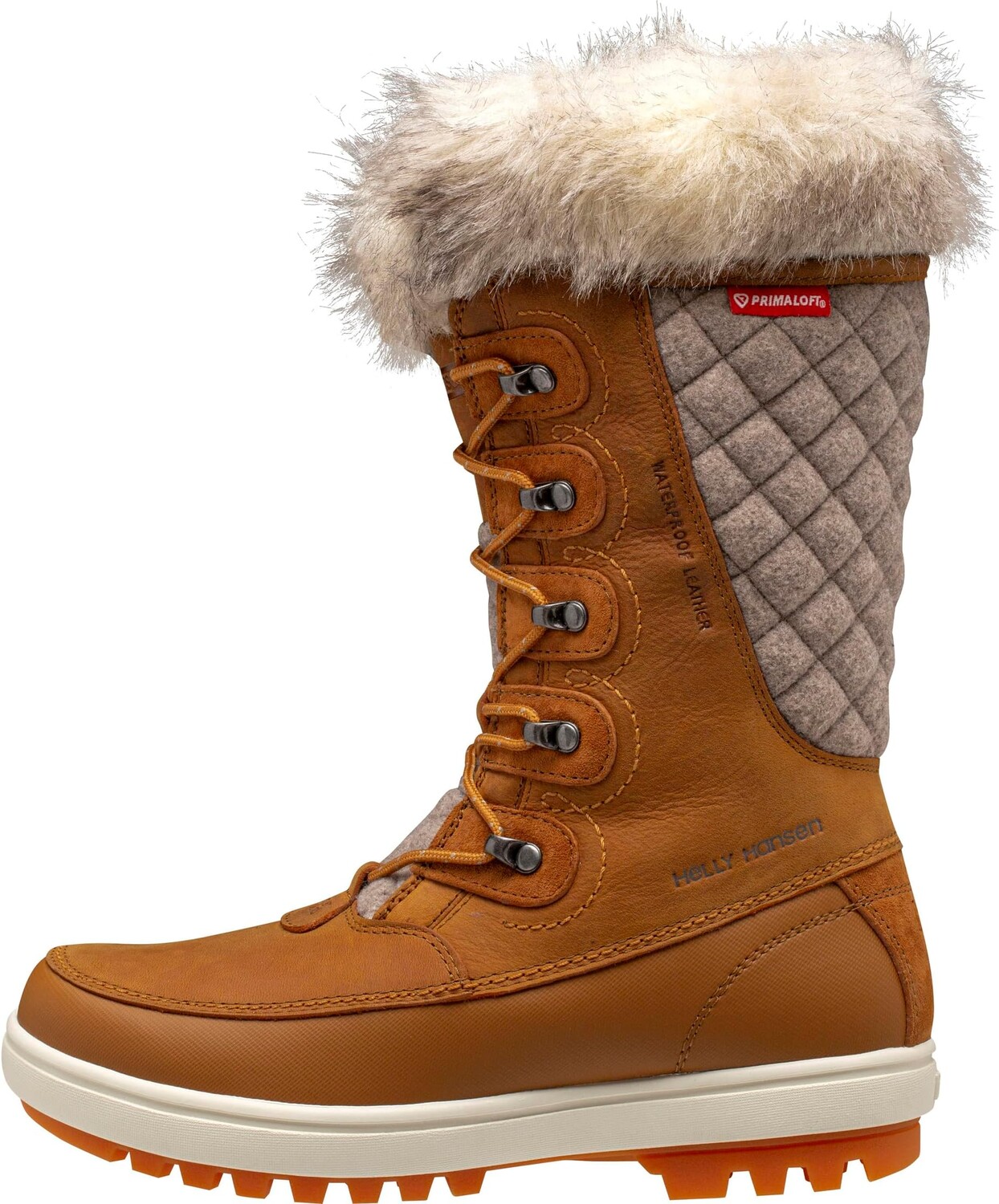 Зимние ботинки женские Helly Hansen Garibaldi высокие стеганые, коричневый — фото 3