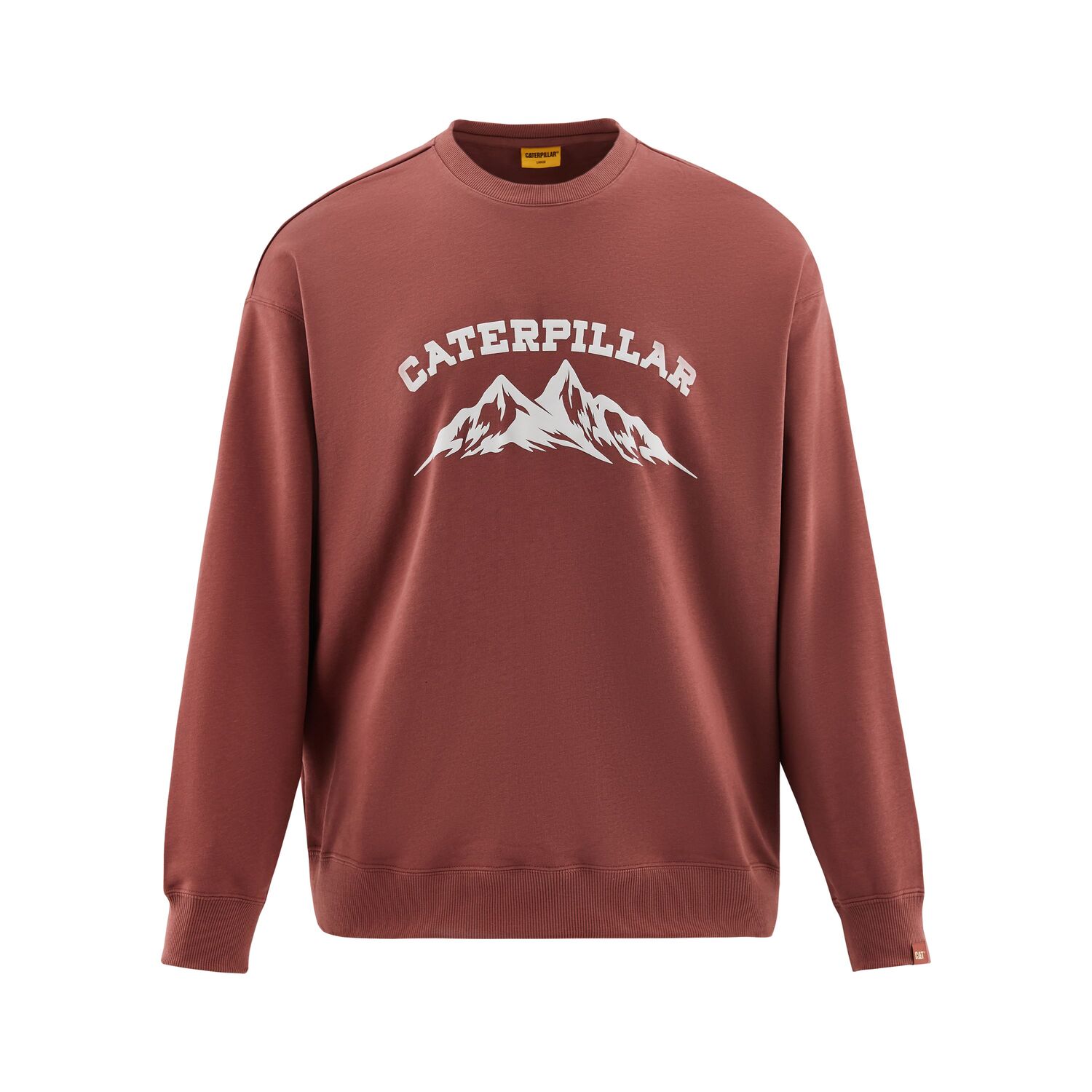 

Толстовка мужская CAT, кирпично-красная