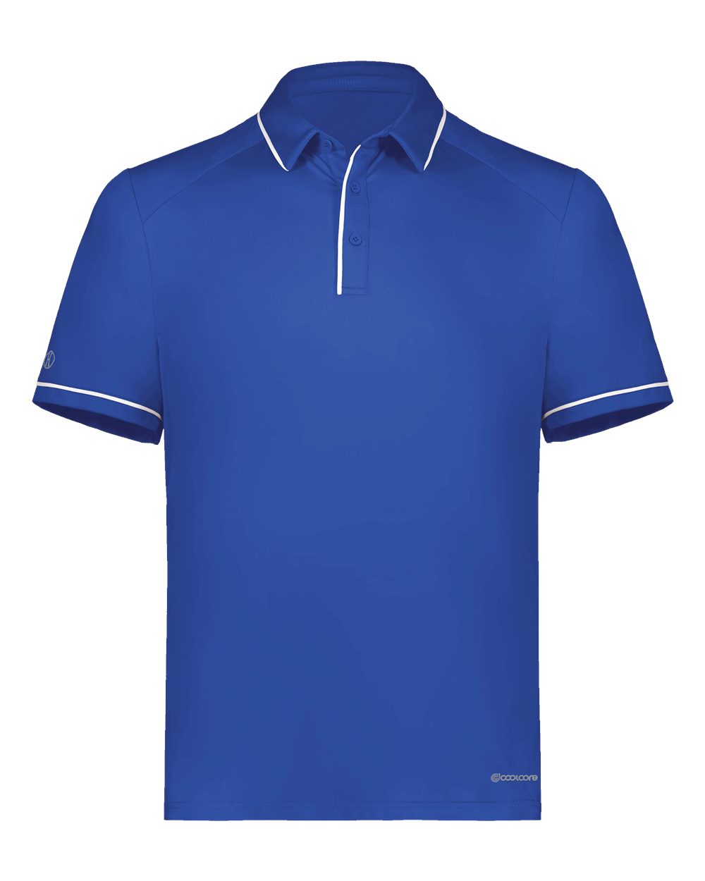 

Поло CoolCore Holloway, цвет royal/ white