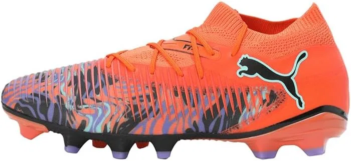 Кроссовки PUMA унисекс, Orange Poppy Black Dark Amethyst Electric Peppermint — фото 3