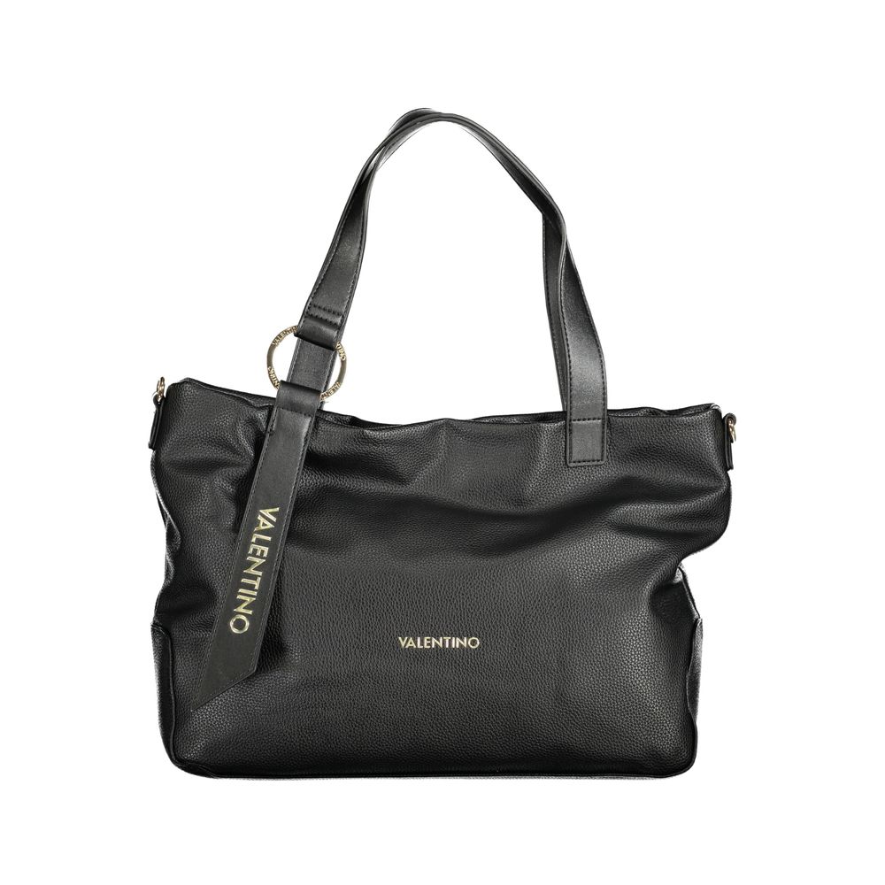 

Черная полиэтиленовая женская сумка Valentino Bags, Черный, Черная полиэтиленовая женская сумка Valentino Bags