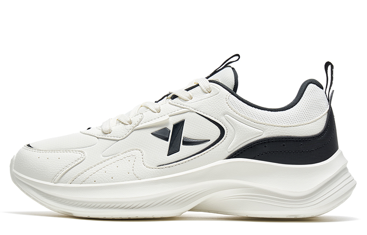 

XTEP Мужские противоскользящие износостойкие низкие кроссовки белый черный белый черный, цвет White Black