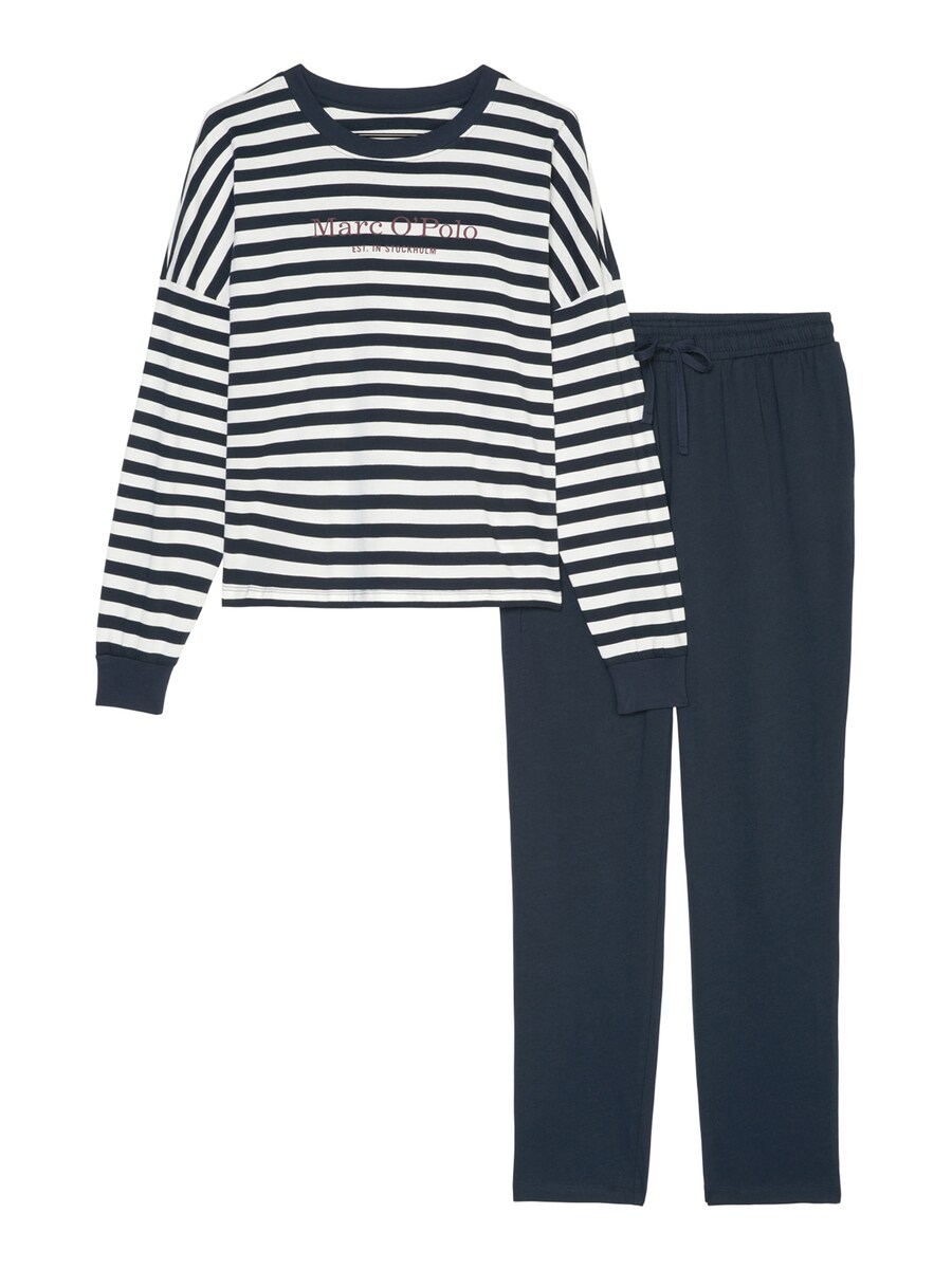 

Пижама Marc O'Polo Mix & Match Cotton, цвет Blue/White