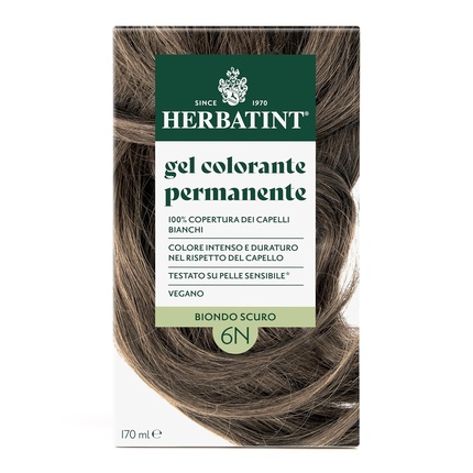 Краска для волос Permanent Hair Color Gel 6N Dark Blonde 170ml — фото 2