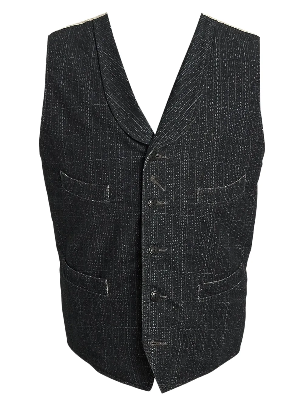 

Жилет с воротником-шалькой Ralph Lauren Rrl, коричневый