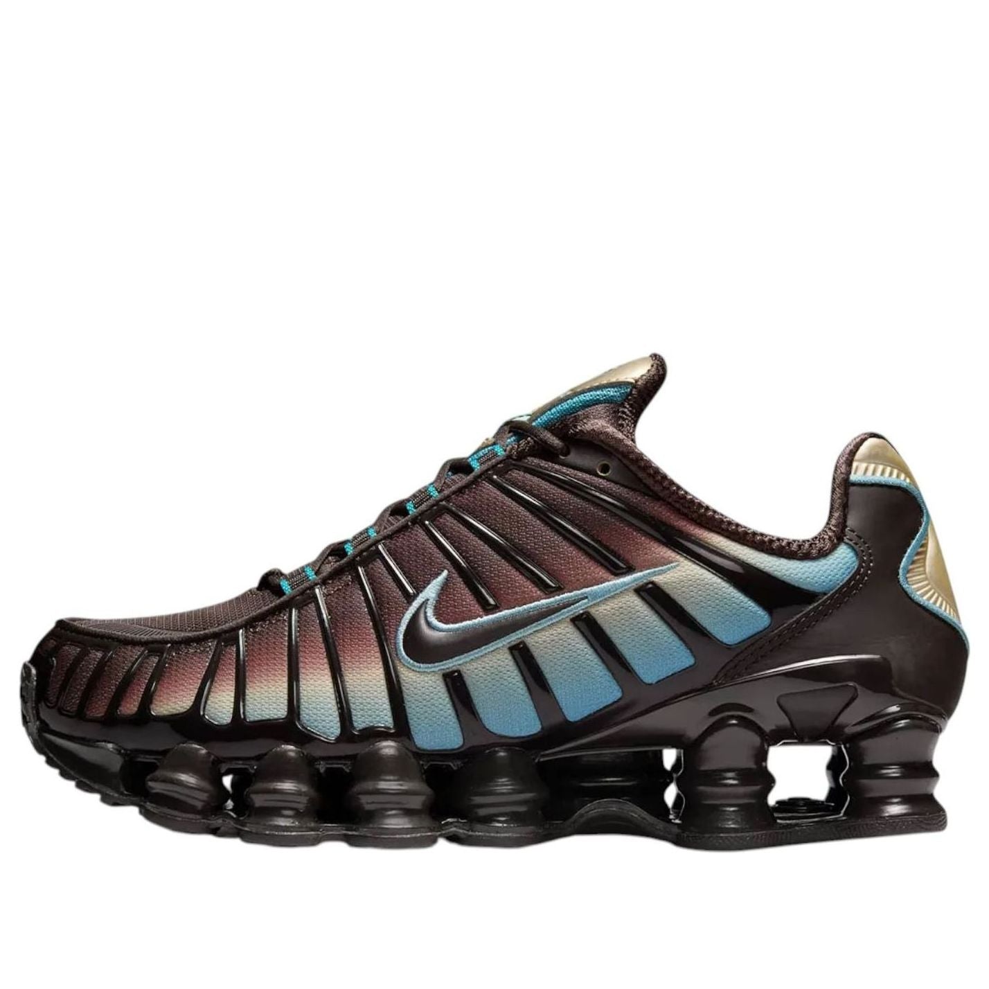 Кроссовки (WMNS) Nike Shox TL 'Velvet Brown Denim Turquoise'