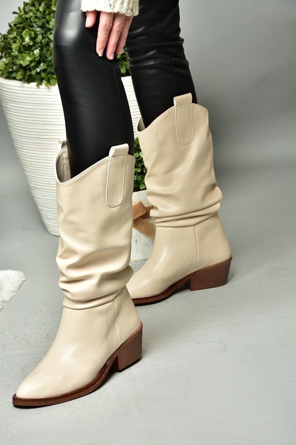 

R2800805 Бежевые женские ботинки Fox Shoes, Бежевый, R2800805 Бежевые женские ботинки Fox Shoes