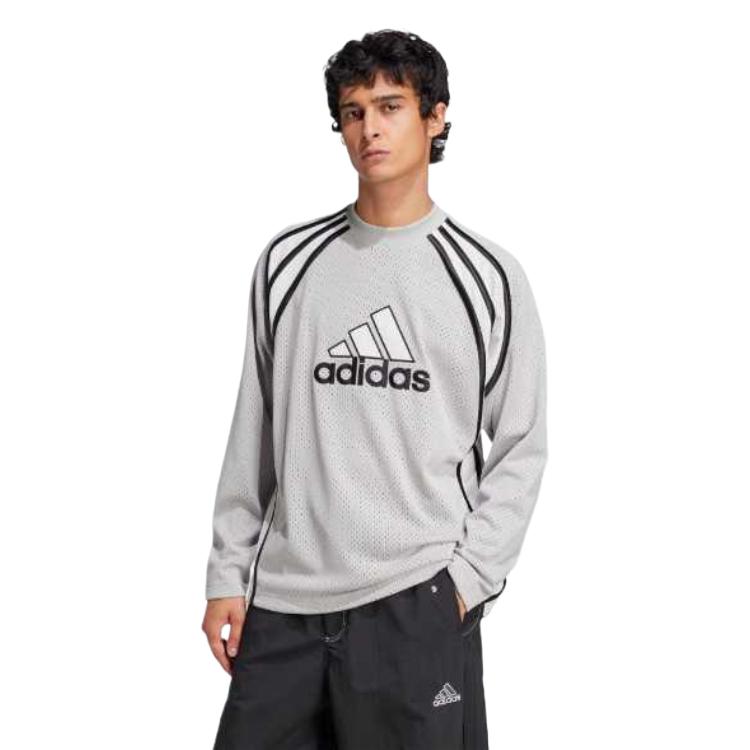 Футболка Clover Series Originals мужская светло-серая Adidas Originals, светло-серый — фото 3