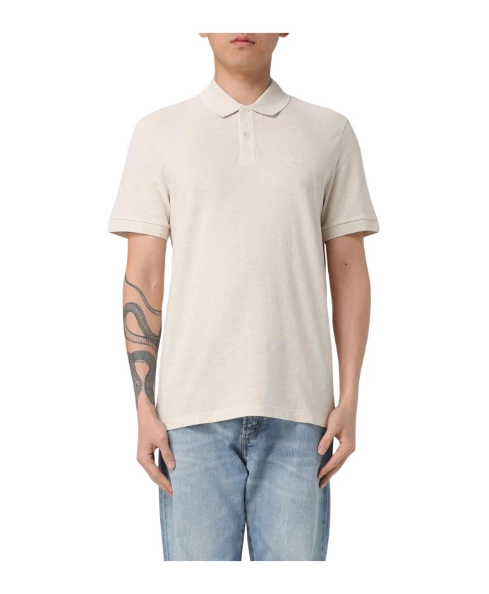 

Рубашка-Поло с коротким рукавом Paddy Hugo, бежевый