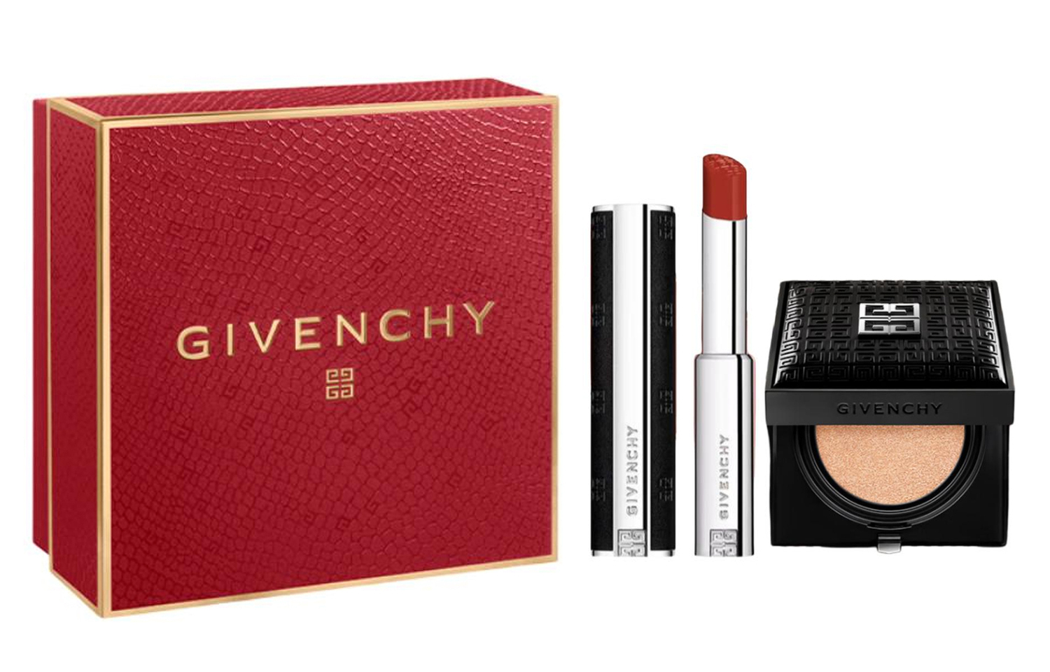 

Набор матовой помады и тонального крема exquisite glow lambskin с матовым финишем 2,7г+12г Givenchy