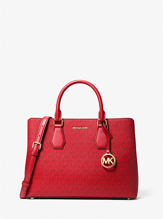

Большая сумка Camille с фирменным логотипом Michael Kors, Crimson Multi