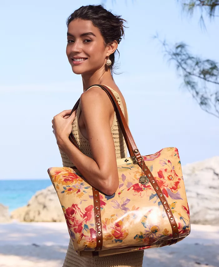 

Сумка-тоут Benvenuto из гладкой кожи Patricia Nash, мультиколор