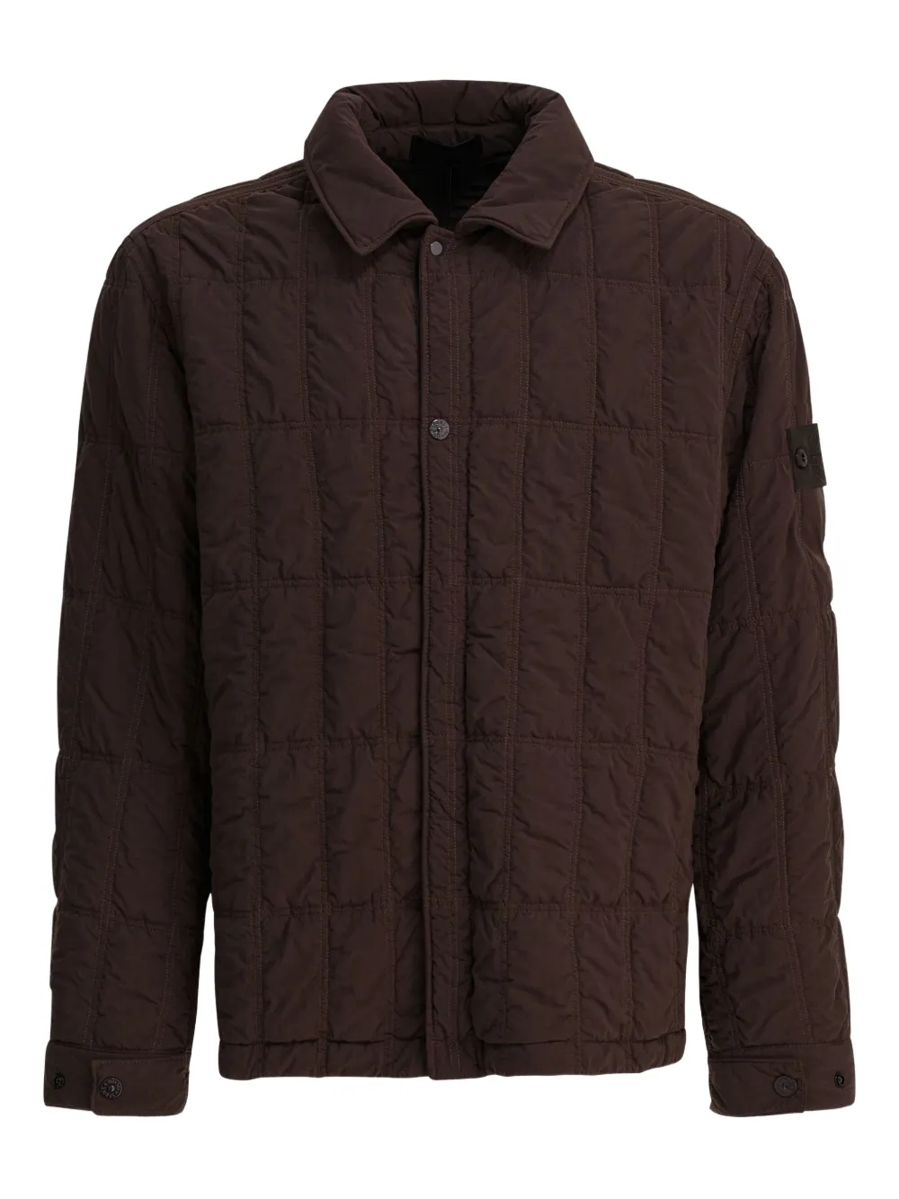 

Стеганая утепленная куртка Stone Island, коричневый