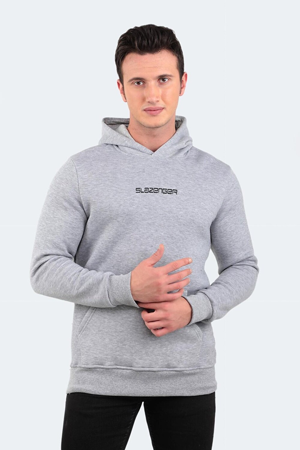 

BUSTER Мужская толстовка серая SLAZENGER, Серый, BUSTER Мужская толстовка серая SLAZENGER