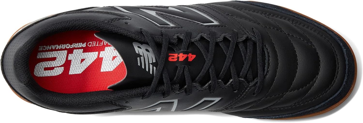 Футбольные бутсы New Balance Men's 442 V2 Team IN, черно-белый — фото 3