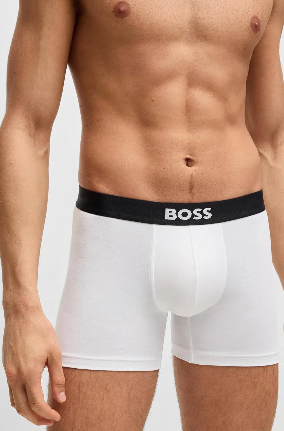 Боксеры 3шт BOSS, Powder White — фото 3
