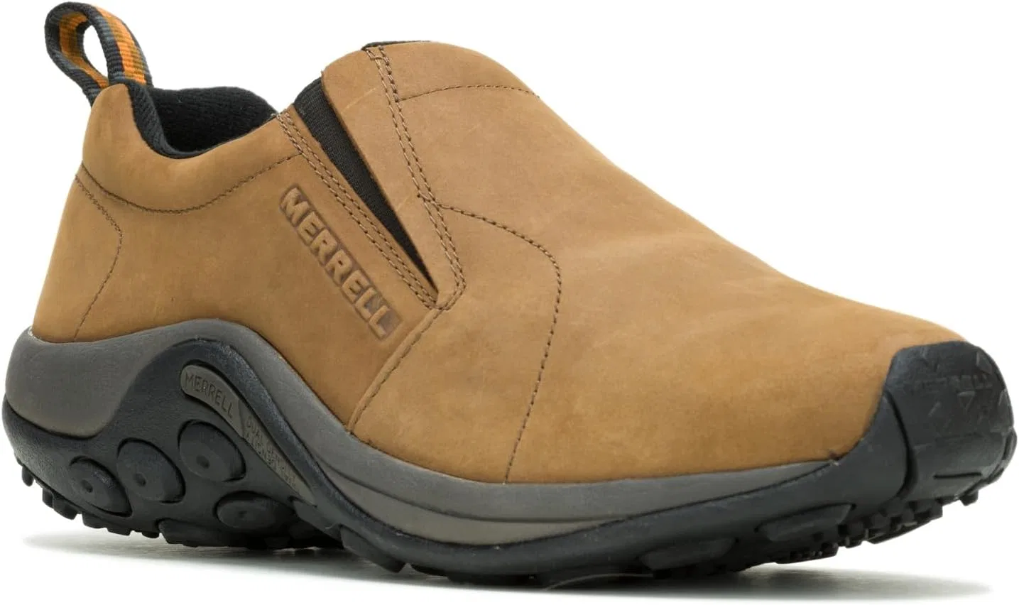 Мокасины кожаные Merrell, коричневый нубук — фото 4