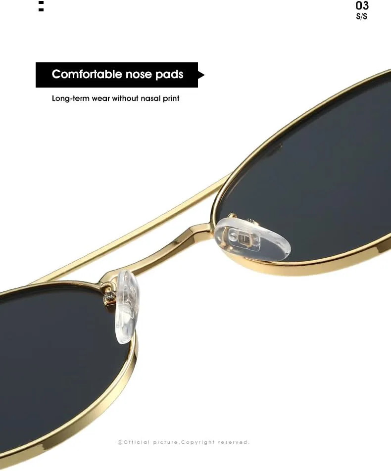 

bullabulling Модные ретро-солнцезащитные очки-пилот с двойной перемычкой для женщин и мужчин, 90-е годы, узкие винтажные маленькие солнцезащитные очки, Gold Tea