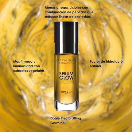 Сыворотка Germinal — Для лица Sensations Glow Serum — антивозрастная с укрепляющими пептидами — фото 2