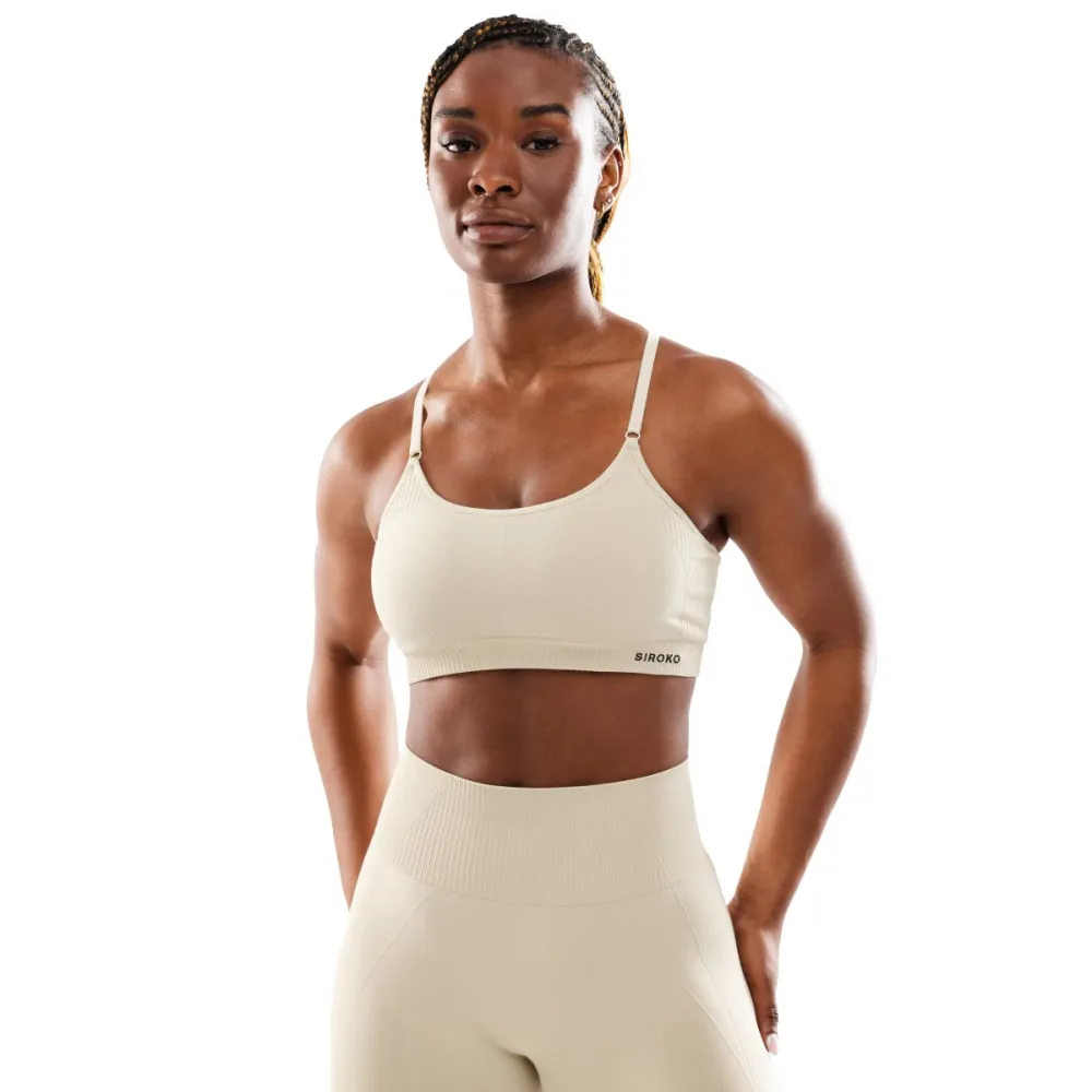 

Спортивный бюстгальтер Siroko Spark sports bra, бежевый