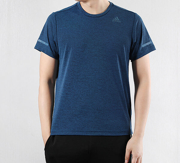 Футболка climachill short sleeve blue Adidas, синий — фото 3