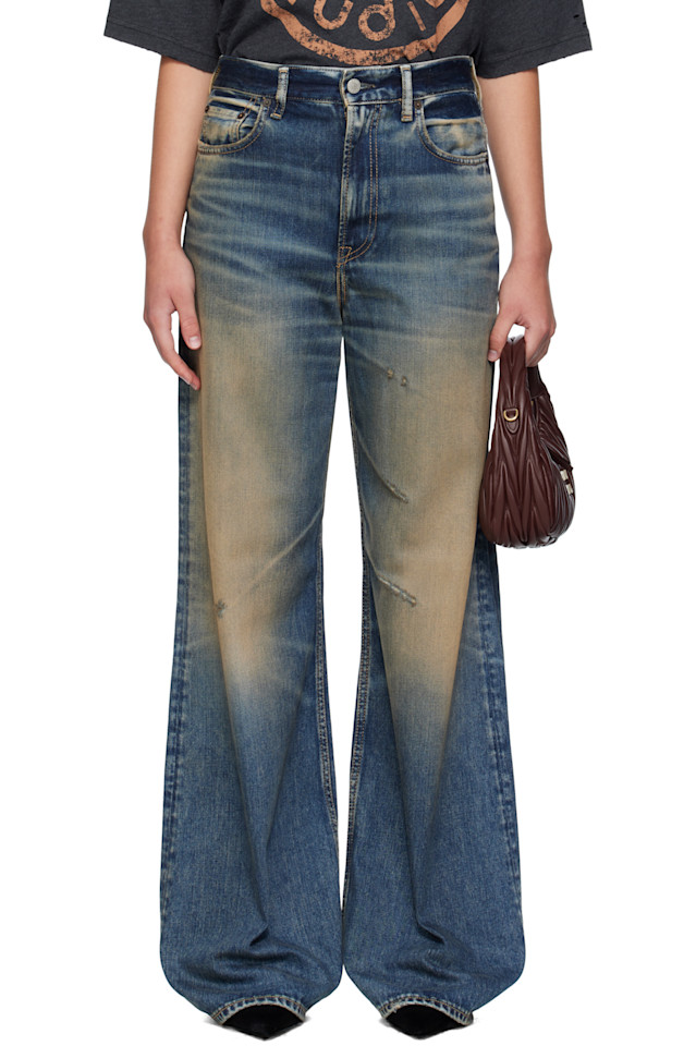 

Acne Studios Синие джинсы прямого кроя 2022f