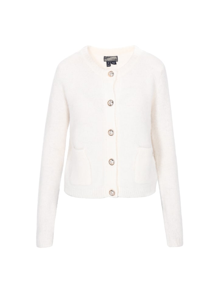 

Женский кардиган цвета слоновая кость DreiMaster Vintage