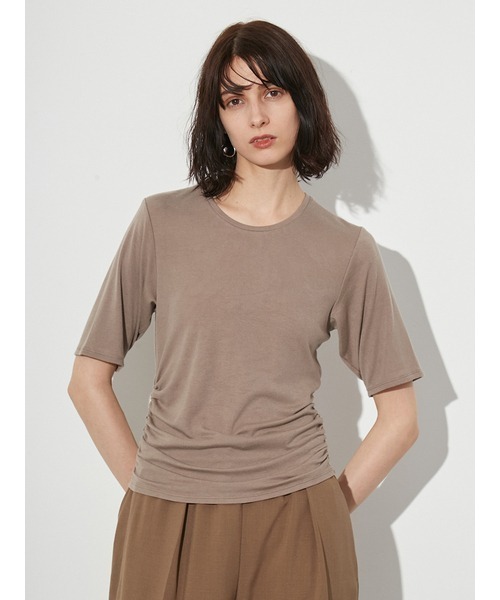 

Styling/ Топ с кокеткой Styling, коричневый