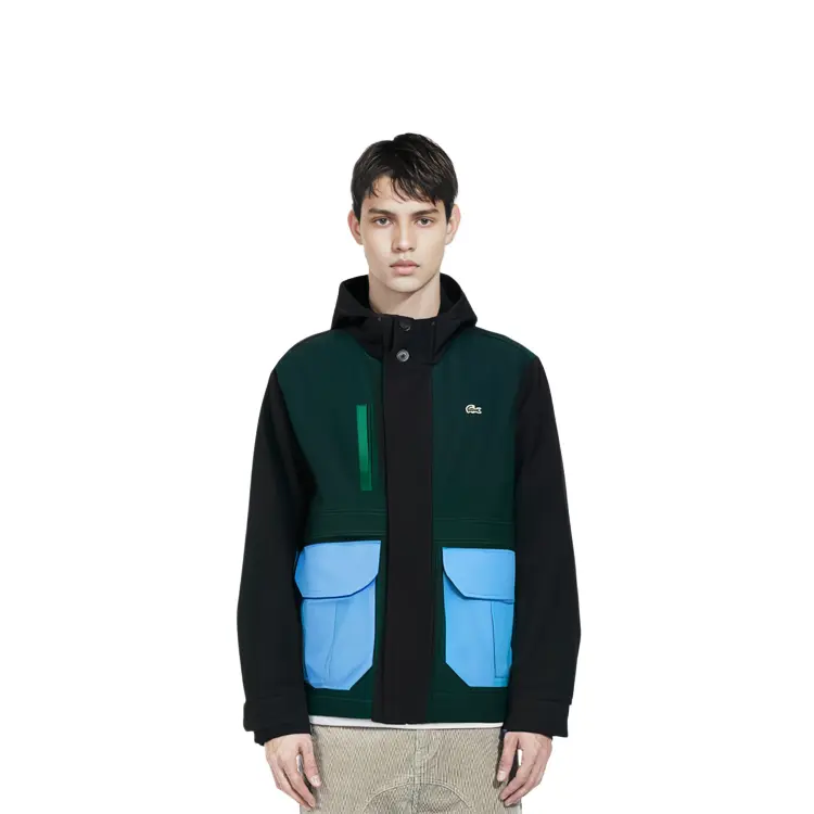 Куртка мужская многоцветная Lacoste, цвет Multicolor — фото 4