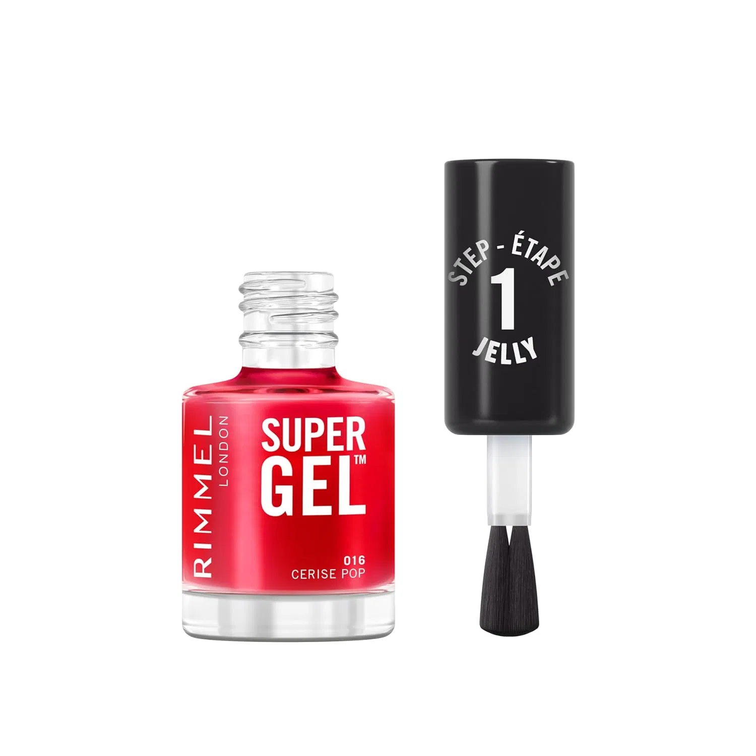 Гель-лак для ногтей «Super Gel Jelly Gloss 016 Cherry Pop» от Rimmel Rimmel, Cherry Pop 016 — фото 2