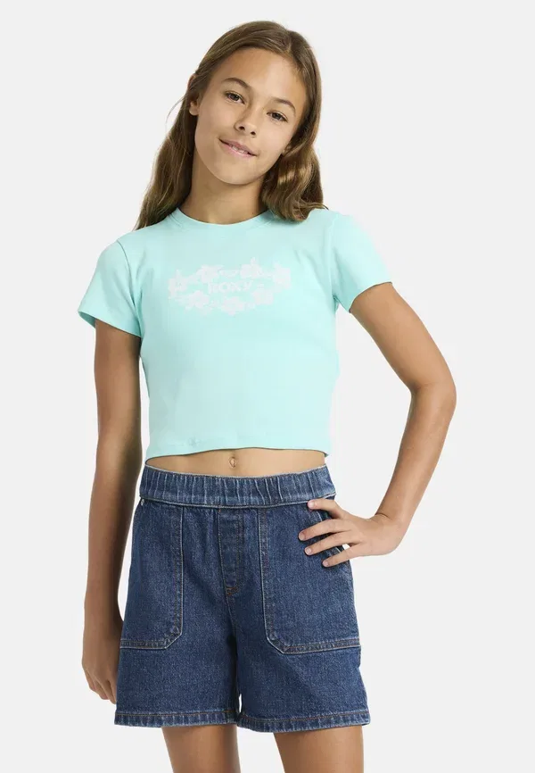 Футболка спортивная Roxy Baby one more t (kvj0), бирюзовый