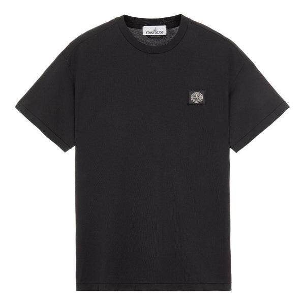 

Футболка patch logo t-shirt 'black' Stone Island, черный