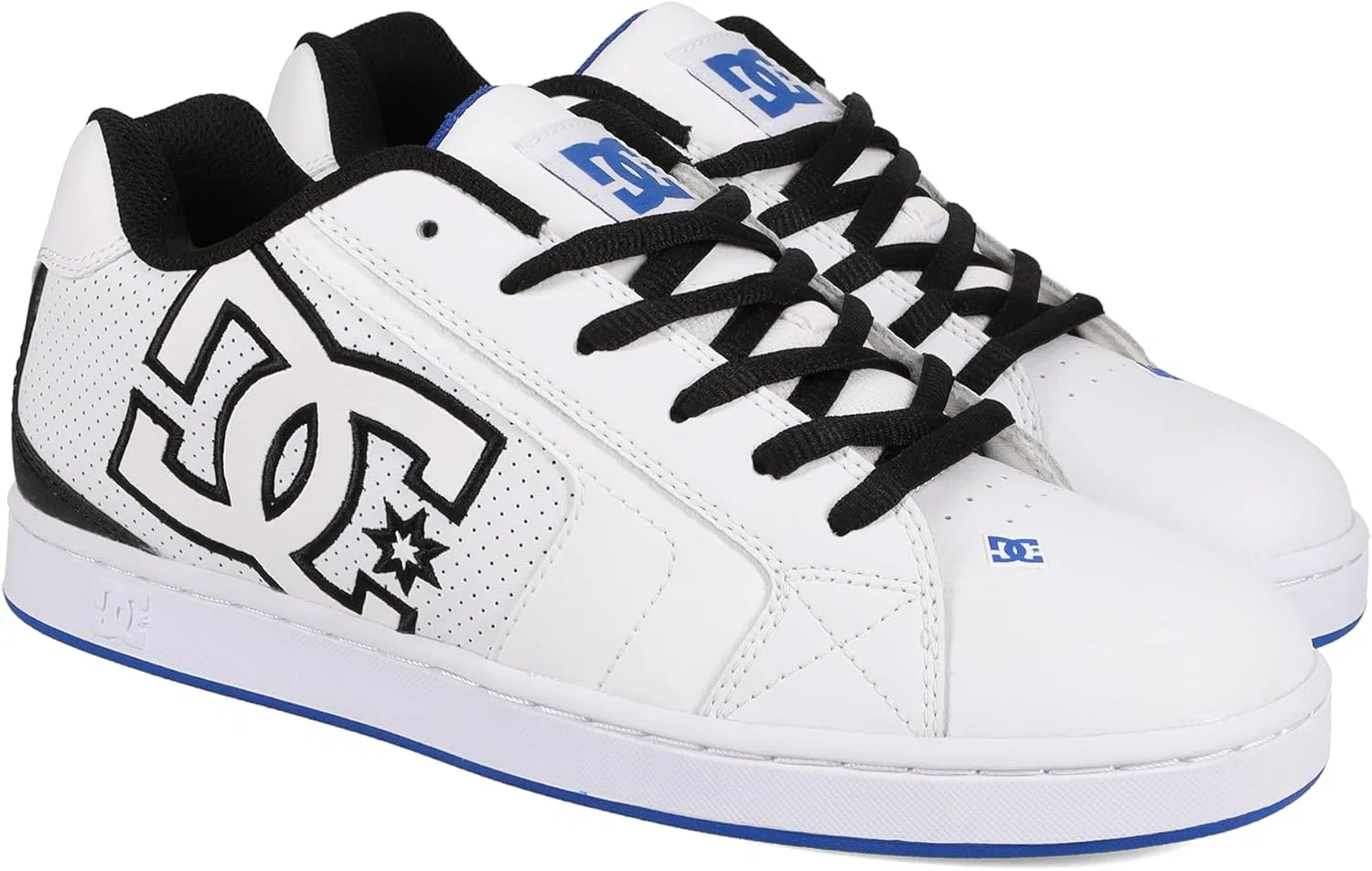Кроссовки для скейтбординга DC Shoes Net, White/Black/Blue