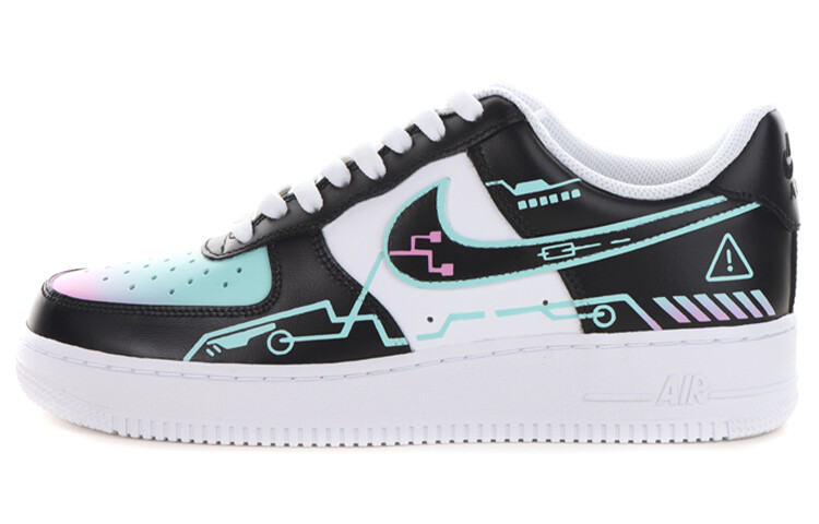 

Кроссовки Nike Air Force 1 Skateboard Shoes Unisex Low-Top Black Green