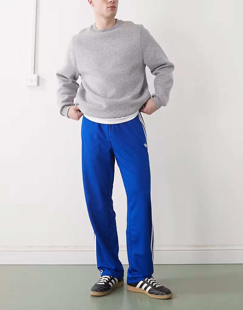 Спортивные брюки Adidas Originals Firebird adicolor mesh синего цвета — фото 2
