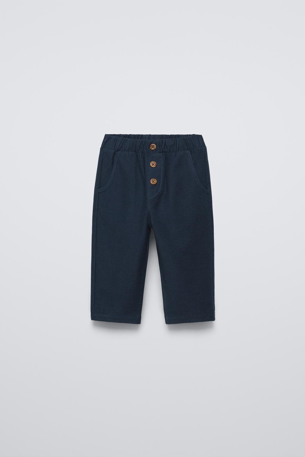 

Брюки из твила с карманами ZARA, синий