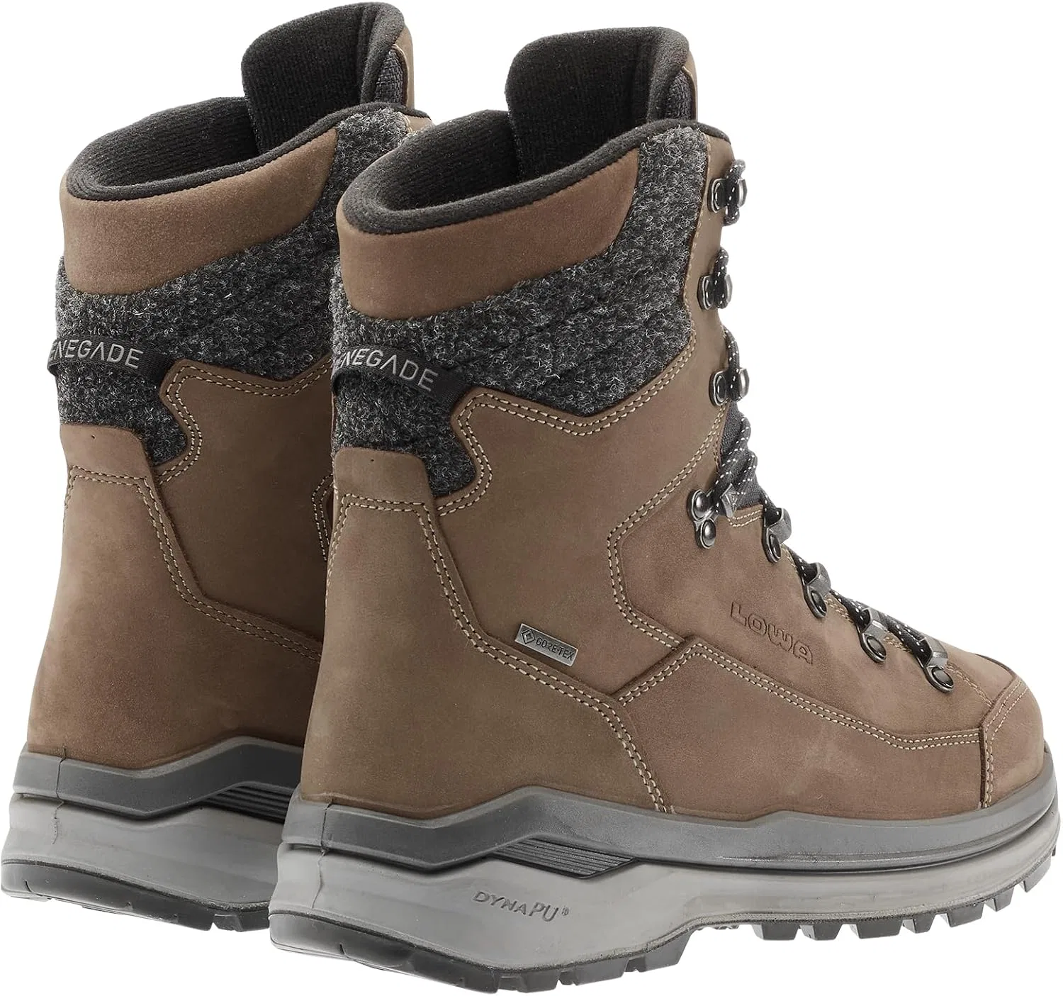 Ботинки LOWA Renegade Evo Ice 2 GTX High, Sand Grey. — фото 4