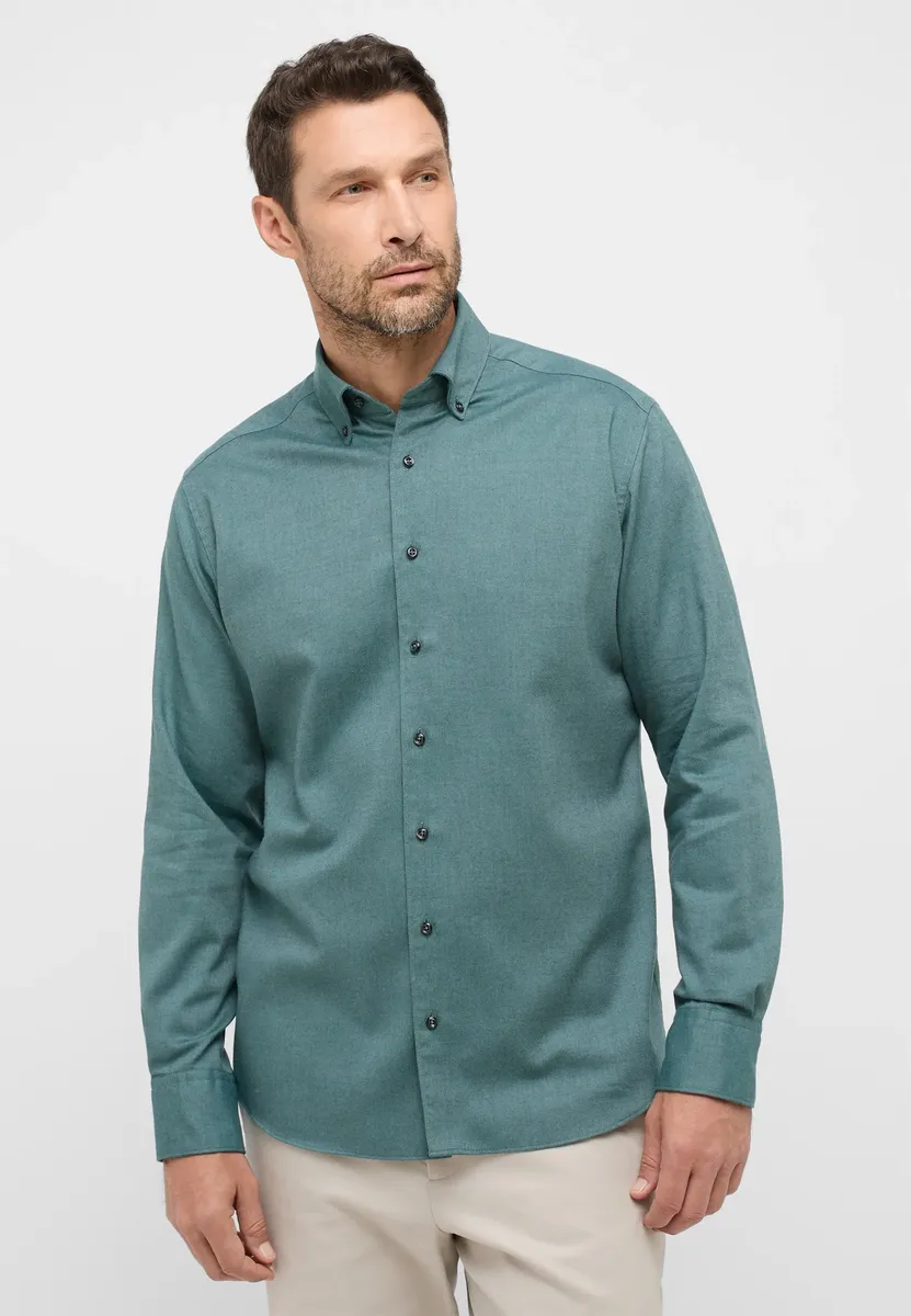 

Рубашка Eterna с длинными рукавами "MODERN FIT", цвет Jade