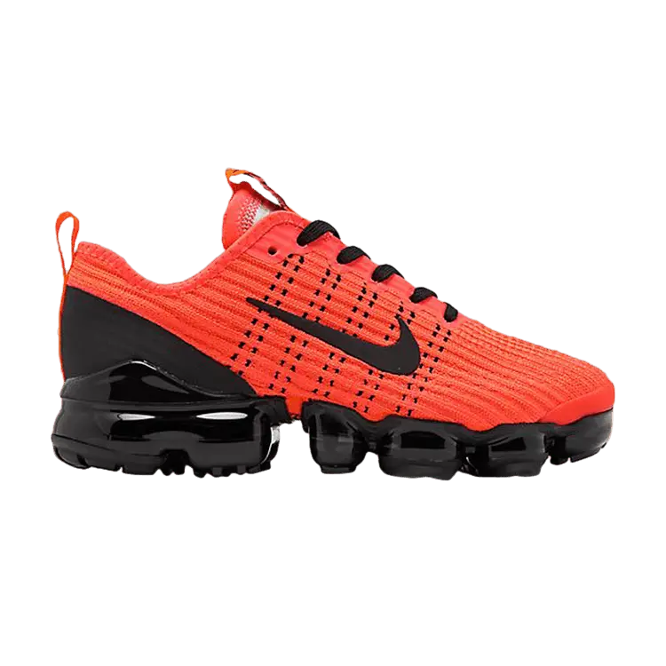 

Кроссовки Nike Air VaporMax Flyknit 3 GS 'Flash Crimson Black', красный